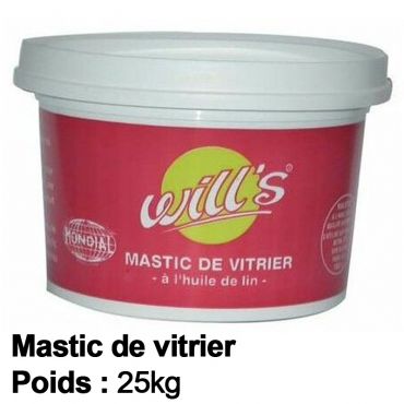 Mastic à l'huile de lin en...