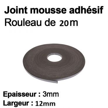 Joints mousse adhésif 3mm x...