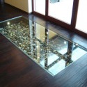 Plancher en verre - dalle de sol en verre sur mesure