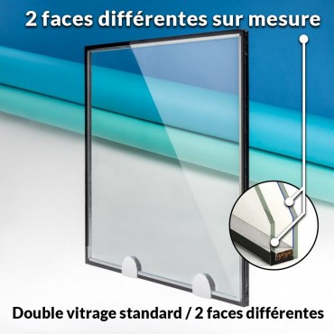 Double vitrage épaisseurs des verres au choix