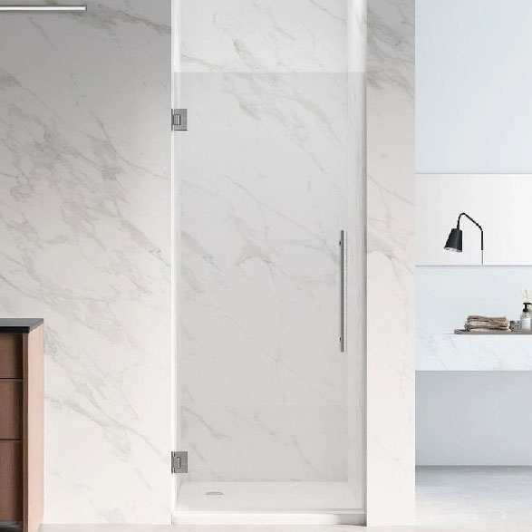 Paroi de douche pivotante sur mesure