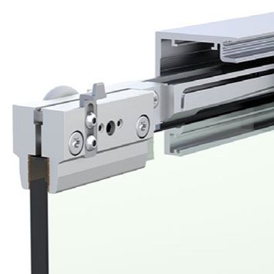 Porte coulissante vitrée